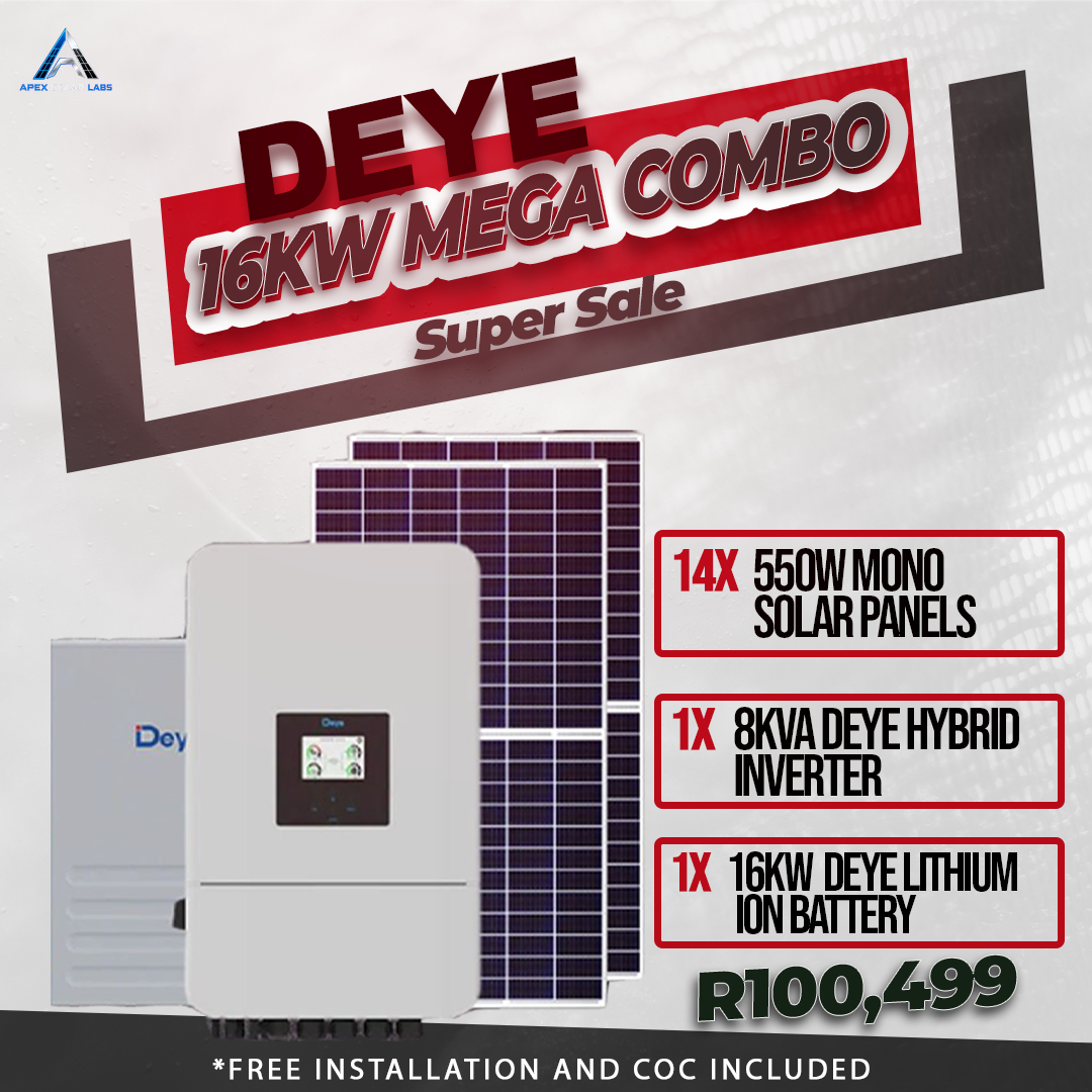 Deye 16kW Mega Combo System (8kVA Lite Edition)