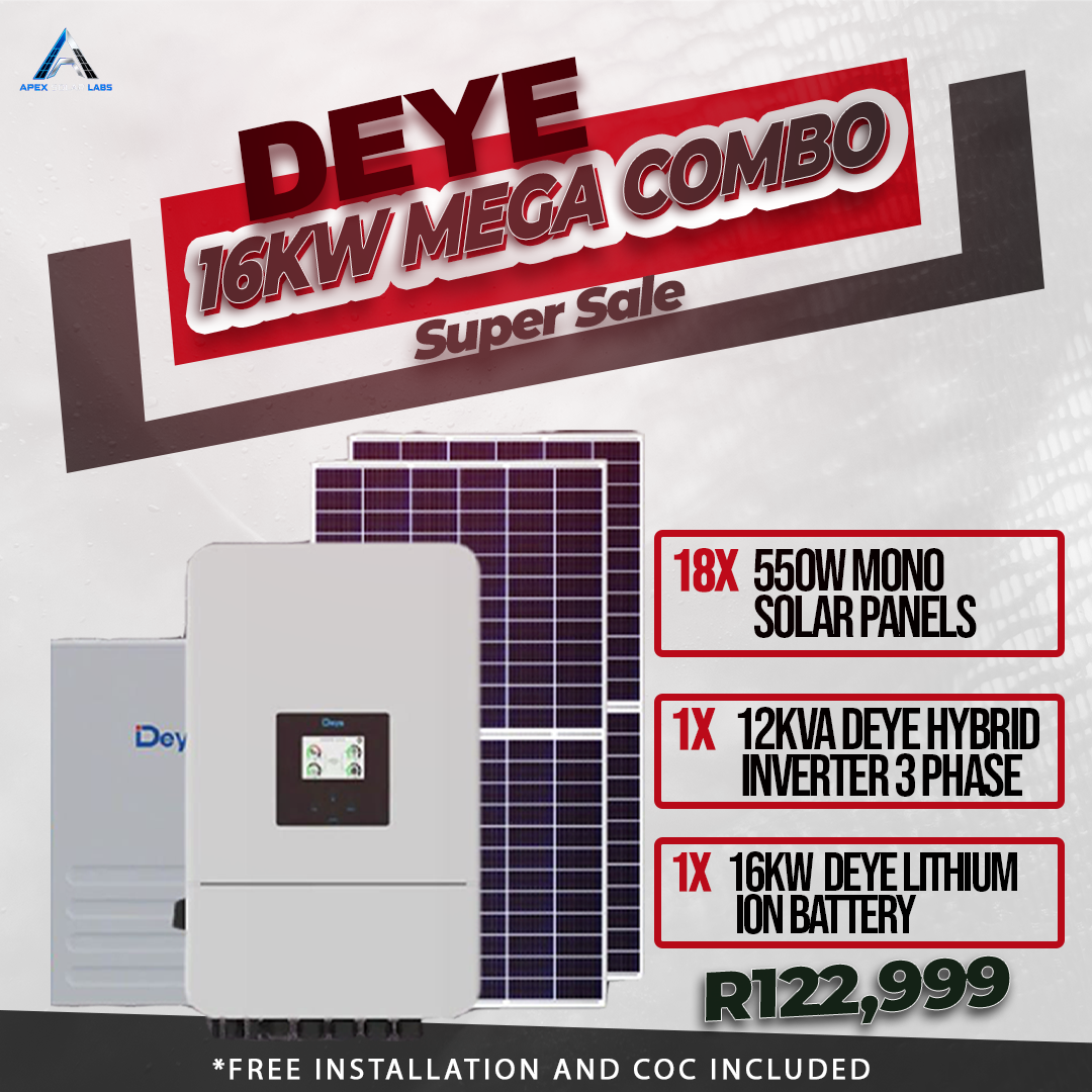 Deye 16kW Mega Combo System