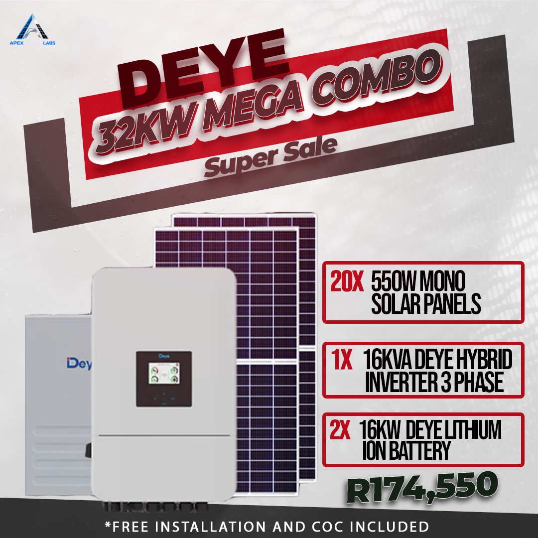 Deye 32kW Mega Combo System