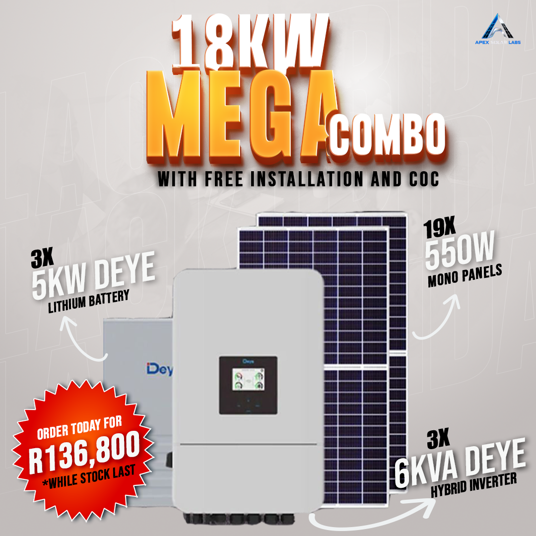 Deye 18kW Mega Combo System